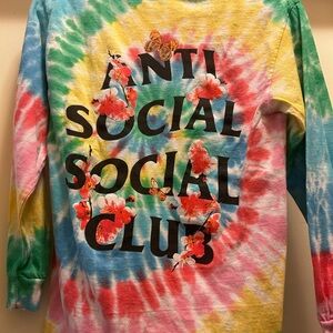 Anti Social Social Club Multicolor Tie-Dye Shirt